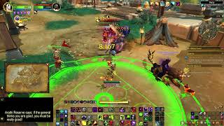 WoW World Quest  Reserve Rumpus  The War Within Horde [upl. by Annayhs]