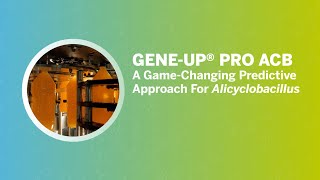 GENE UP PRO ACB  A gameChanging Predictive Approach for Alicyclobacillus  Benjamin PASCAL [upl. by Drofnil]