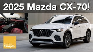 2025 Mazda CX70 and CX70 PHEV  2Row CX90 [upl. by Ogires]