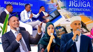 BANDHIGA BUUGTA JIGJIGA BOOK FAIR 2024 AWBAAN JIHEEYE MUXIYADIIN SHAAHID M MUSTAFE CAGJAR IYO [upl. by Pallas664]