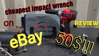 Cheapest impact wrench on EBAY 50 Autojare impact wrench review [upl. by Dis]