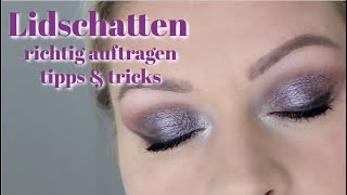 Lidschatten richtig auftragen Tipps und Tricks by Mamacobeauty I eyeshadow tipps deutsch [upl. by Yerffeg971]