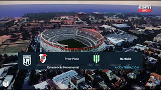 River Plate vs Banfield ● Torneo Betano 2024 ● Gameplay Pes 2021 [upl. by Reerg]