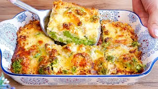 Just a few ingredients A new way to cook broccoli for breakfast Easy and delicious recipe [upl. by Gnok]