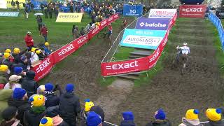 Highlights Soudal Brussels Universities Cyclocross men 2024 X20 Badkamers Trofee [upl. by Trever981]