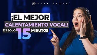 PREPARA Y LIMPIA TU VOZ ANTES DE CANTAR CON ESTOS EJERCICIOS DE CALENTAMIENTO VOCAL EN 15 MINUTOS [upl. by Notserk]