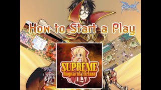 Supreme RO  How to Start a Play [upl. by Akerley613]