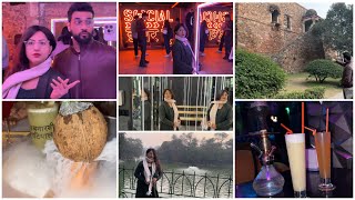 Hauz Khas Delhi Vlog  Waterfront Fort Club  The Most Happening Place in Delhi  Night Life [upl. by Werdnaed624]