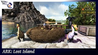 Taming Hesperornis For Golden Eggs amp Setting Up A Hatchery  ARK Lost Island 24 [upl. by Akineg]