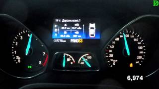 Ford Focus III Restyling Acceleration 0100 kmh  Racelogic [upl. by Leena]