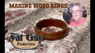 Making Wood Rings  A Tutorial for beginners [upl. by Nuajed]