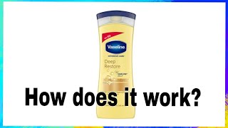 Vaseline deep restore lotion review glowbybushra [upl. by Ssur]