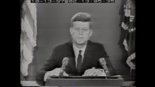 Oval Office Address on the Cuban Missile Crisis  John F Kennedy  Oct 22 1962 [upl. by Ahseryt]