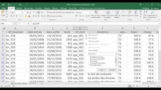 Excel  1 Basique  Cours Filtrer les données [upl. by Yerga]