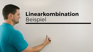 Linearkombination Beispiel Vektoren ohne Zahlen  Mathe by Daniel Jung [upl. by Lolanthe]