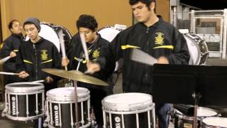 Hayward High Marching Band 09192014 Video 1 [upl. by Ahsenit]