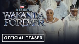 Black Panther Wakanda Forever  Official One Week Teaser Trailer 2022 Letitia Wright [upl. by Lannie]