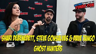 Ghost Hunters Steve Gonsalves Dave Tango and Shari DeBenedetti  NYCC [upl. by Kcarb]