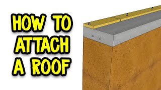 How to Attach A Roof to A Cob Building  Cob House Building Guide [upl. by Fellner]