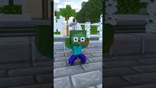 Practice to become a master🔥  Baby zombie minecraft animations [upl. by Jamin]