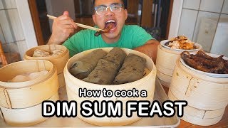 How to cook a DIM SUM FEAST [upl. by Noorah]