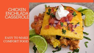 Chicken Enchilada Casserole chicken mexicanfood [upl. by Ahseya84]