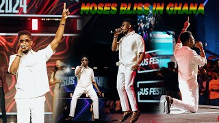 Moses Bliss MindBlowing Performance at Jesus Festival 2024 in Ghana his wife Marie Wiseborn Home [upl. by Aleahcim20]