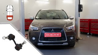 Mitsubishi ASX Hvordan bytte lenkearm bak  2010 og nyere modeller [upl. by Katusha]