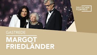 Margot Friedländer spricht beim Deutschen Filmpreis 2024 [upl. by Adnarom]