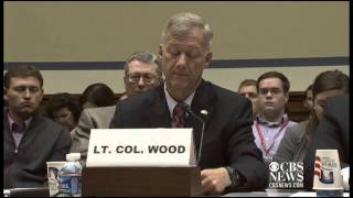 Lt Col Wood testifies that more security was needed in Libya [upl. by Akinor]