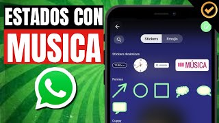 Como PONER MUSICA en ESTADOS de WHATSAPP FACIL [upl. by Torin571]