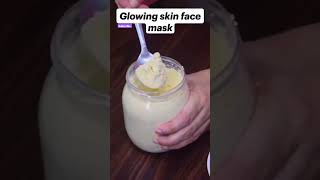 DIY face mask  Clear skin  Face mask  Glass skin  Glowing skin  shorts skincare ytshorts yt [upl. by Estell130]