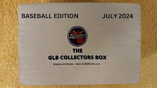 GLB Collectors Box July 2024  Baseball Subscription Box  Great Value 💲 [upl. by Kelvin587]