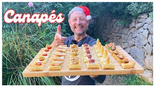 30 CANAPÉS Fáciles de Hojaldre con Ingredientes que tienes en casa👌🏻  GUILLE RODRIGUEZ [upl. by Nitaj]