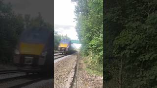 Train at Sawmills near Ambergate Meridian with MEGA TONE [upl. by Nitz827]