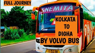 Kolkata To Digha By Volvo Bus  Snemita Paribahan  Kolkata Digha Ac Bus  Full Journey [upl. by Cyrie957]