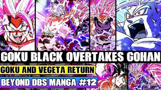 Beyond Dragon Ball Super Goku Black Overtakes Beast Gohan Goku And Vegeta Return To Earth [upl. by Regni]