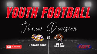 Junior Division Youth Football Logansport vs West Sabine [upl. by Enaamuj]