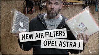 How to change OpelVauxhall Astra J pollen and air filters [upl. by Dnalor]