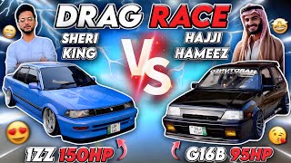 Habshi Black VS 150HP 1ZZ Toyota 🔥 Amazing Performance 🤩 TEAM4K [upl. by Daza230]