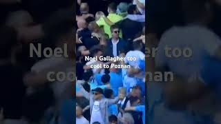 Noel Gallagher too cool to Poznan at Fulham v Manchester City [upl. by Nosle832]