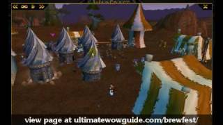 Brewfest Quest and Achievement Guide  UltimateWoWGuidecom [upl. by Aihsenet]