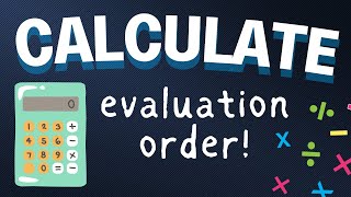 CALCULATE evaluation order [upl. by Hotze122]