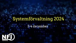 Systemförvaltning 2024 [upl. by Llenwad]