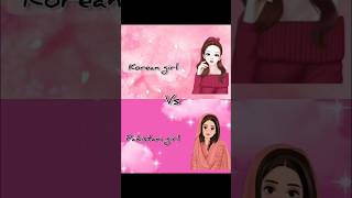 Korean girl Vs pakistani girl nails heels 👠 subscribe shorts [upl. by Wilhelmina881]