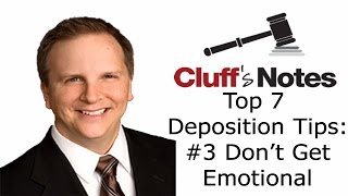 Mesa AZ Deposition Preparation Tip 3  Dont get emotional [upl. by Ahsitruc]