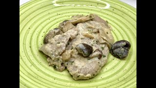 SCALOPPINE AI FUNGHI  Ricetta appetitosissima e pronta in pochissimi minuti [upl. by Mellisent]