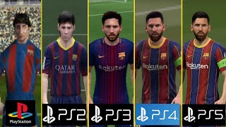 PS1 vs PS2 vs PS3 vs PS4 vs PS5 Graphics and Gameplay Comparison FIFA Series [upl. by Kafka]