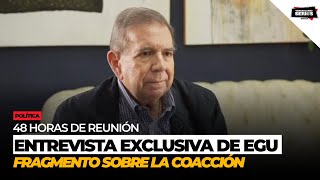 Edmundo González detalla cómo fue coaccionado por hermanos Rodríguez  Exclusivo Reuters [upl. by Aigil970]