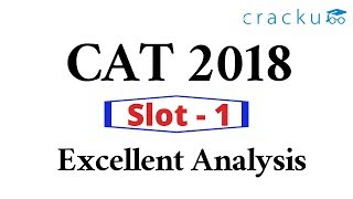 CAT 2018 Slot1 Analysis  Excellent Video by IIMA Alumni [upl. by Enoval]